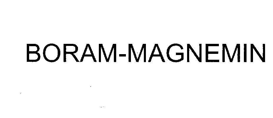 Mẫu nhãn hiệu BORAM MAGNEMIN