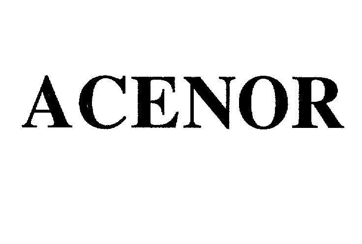 Mẫu nhãn hiệu ACENOR