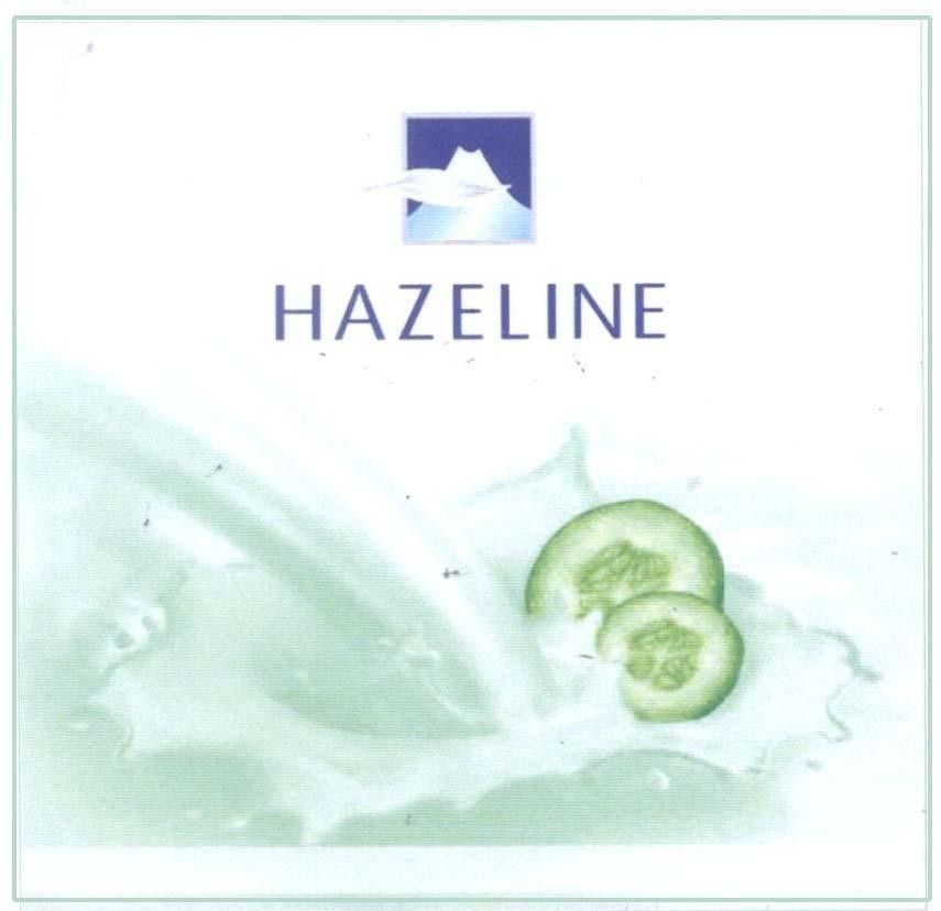 Mẫu nhãn hiệu HAZELINE