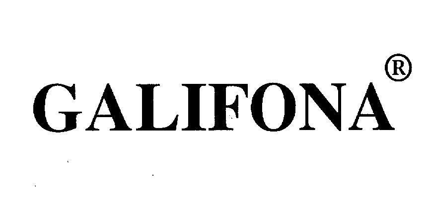 Mẫu nhãn hiệu GALIFONA