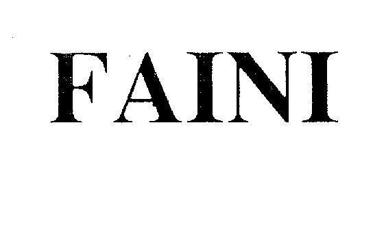 Mẫu nhãn hiệu FAINI