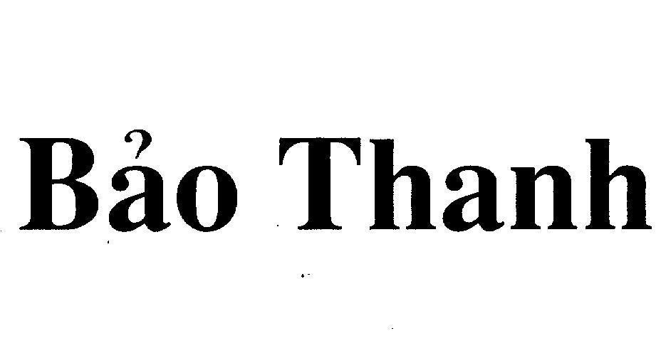 Mẫu nhãn hiệu Bảo Thanh