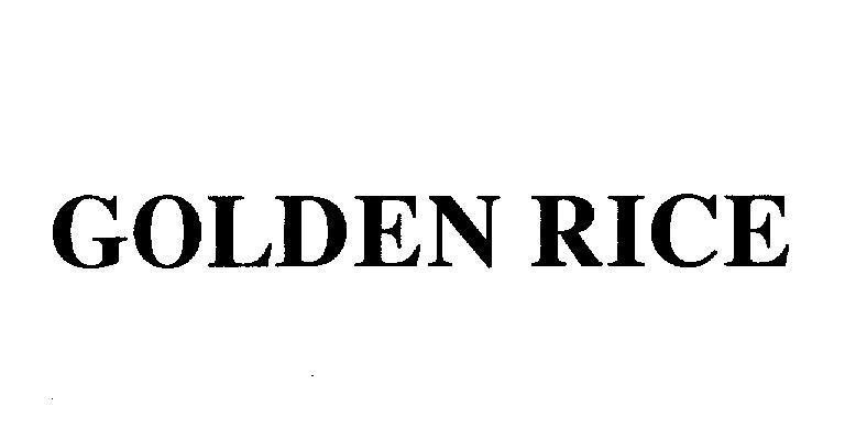 Mẫu nhãn hiệu GOLDEN RICE