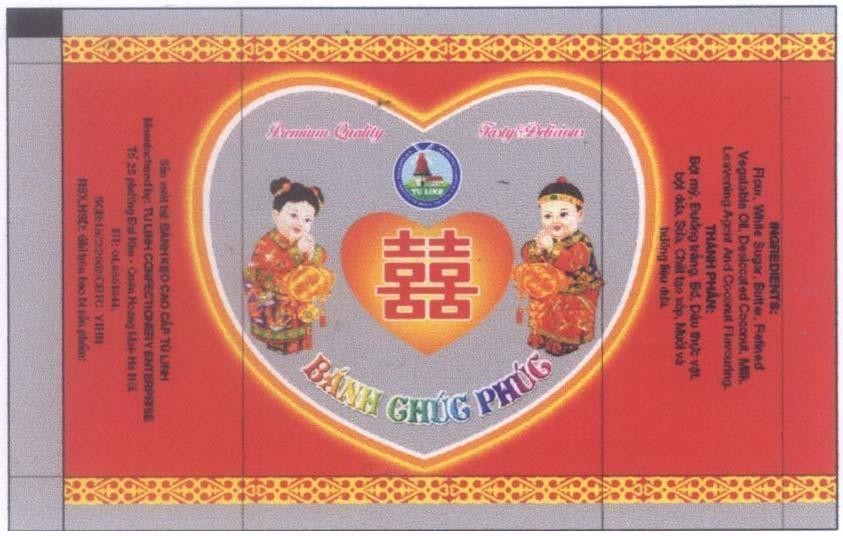 Mẫu nhãn hiệu TU LINH BANH CHUC PHUC