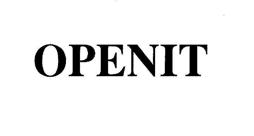 Mẫu nhãn hiệu OPENIT