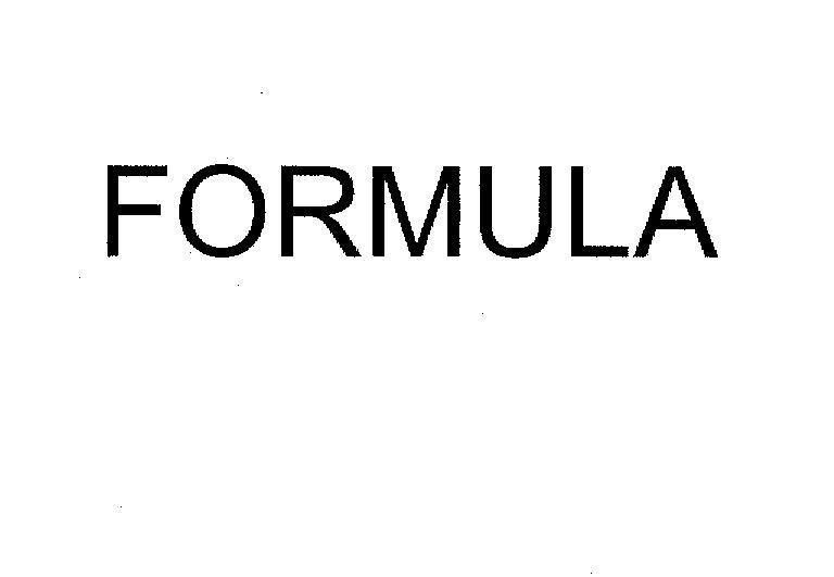 Mẫu nhãn hiệu FORMULA