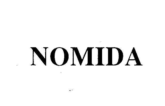 Mẫu nhãn hiệu NOMIDA