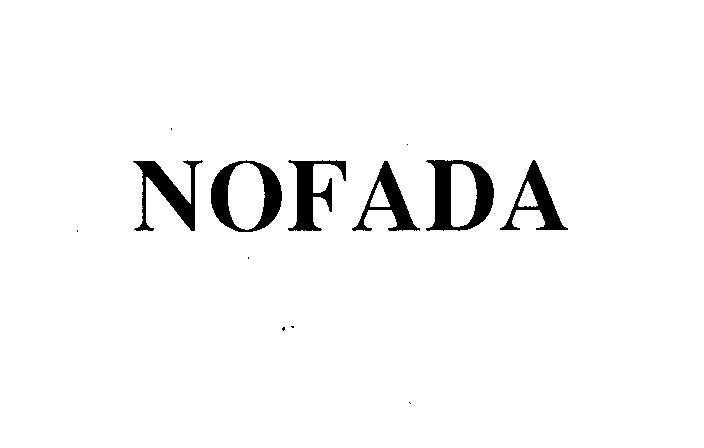 Mẫu nhãn hiệu NOFADA