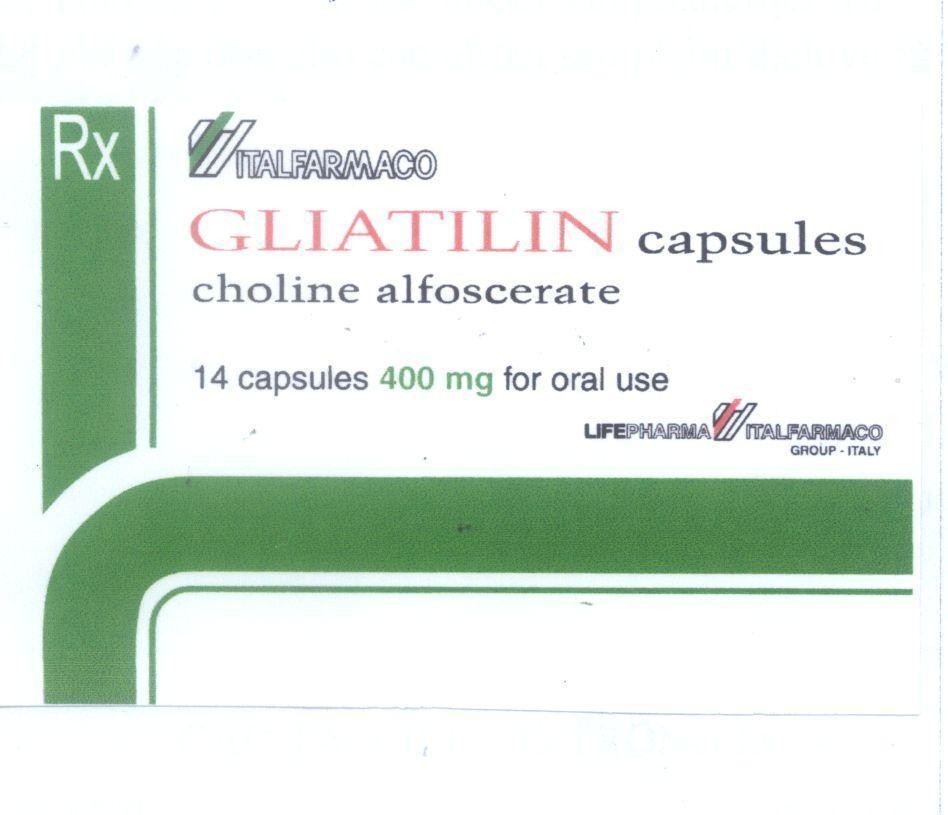 Mẫu nhãn hiệu RX ITALFARMACO GLIATILIN choline alfoscerate LIFEPHARMA