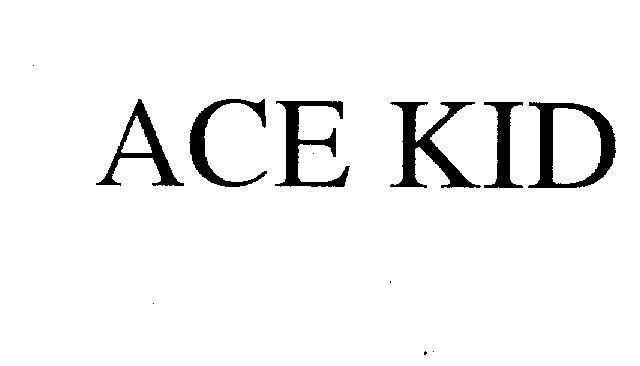 Mẫu nhãn hiệu ACE KID