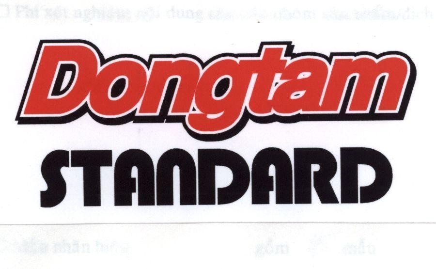 Mẫu nhãn hiệu DONGTAM STANDARD