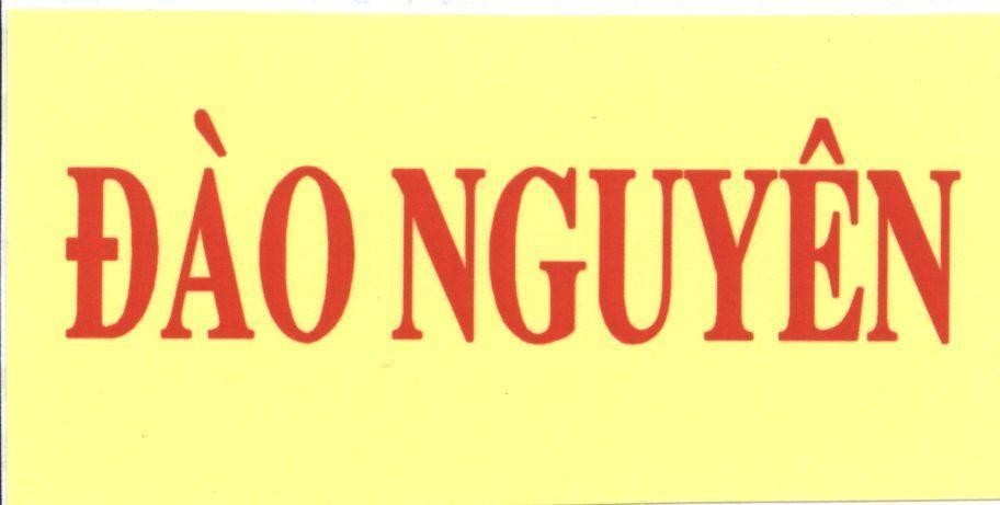Mẫu nhãn hiệu ĐàO NGUYÊN