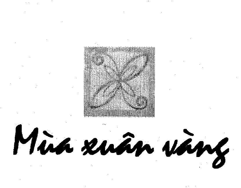 Mẫu nhãn hiệu X Mùa Xuân Vàng