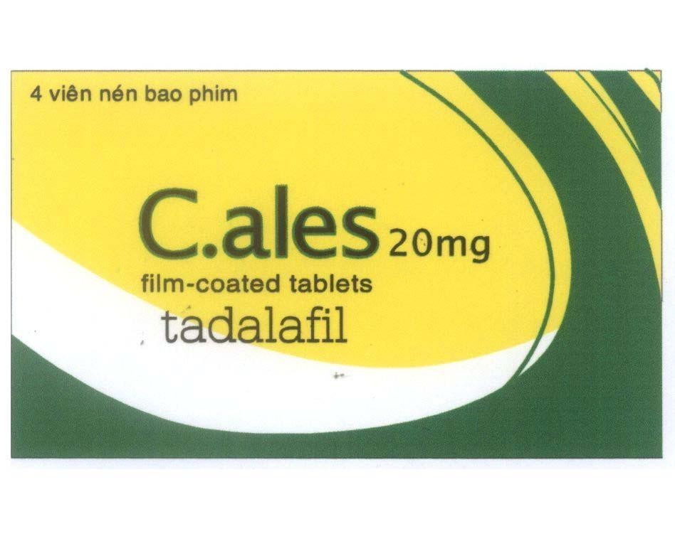 Mẫu nhãn hiệu C.ALES 20MG FILM-COATED TABLETS TADALAFIL