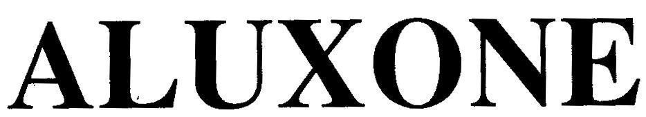 Mẫu nhãn hiệu ALUXONE