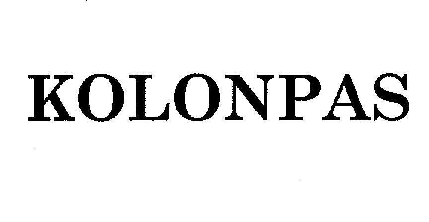 Mẫu nhãn hiệu KOLONPAS