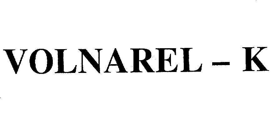 Mẫu nhãn hiệu VOLNAREL - K