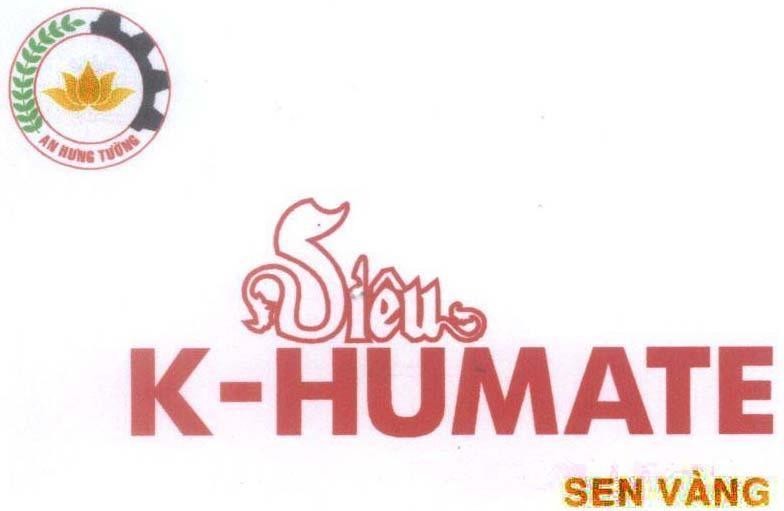 Mẫu nhãn hiệu An Hưng Tường Siêu K-HUMATE Sen Vàng