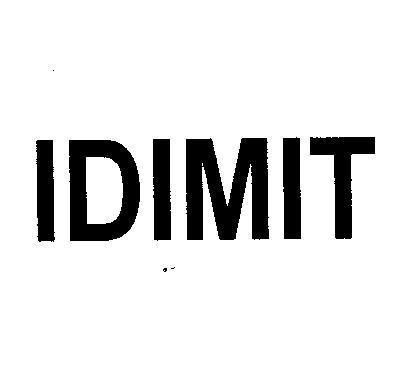 Mẫu nhãn hiệu IDIMIT