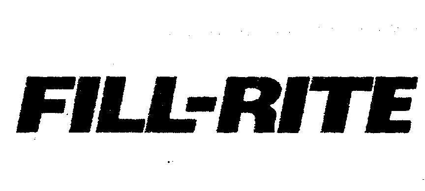 Mẫu nhãn hiệu FILL-RITE
