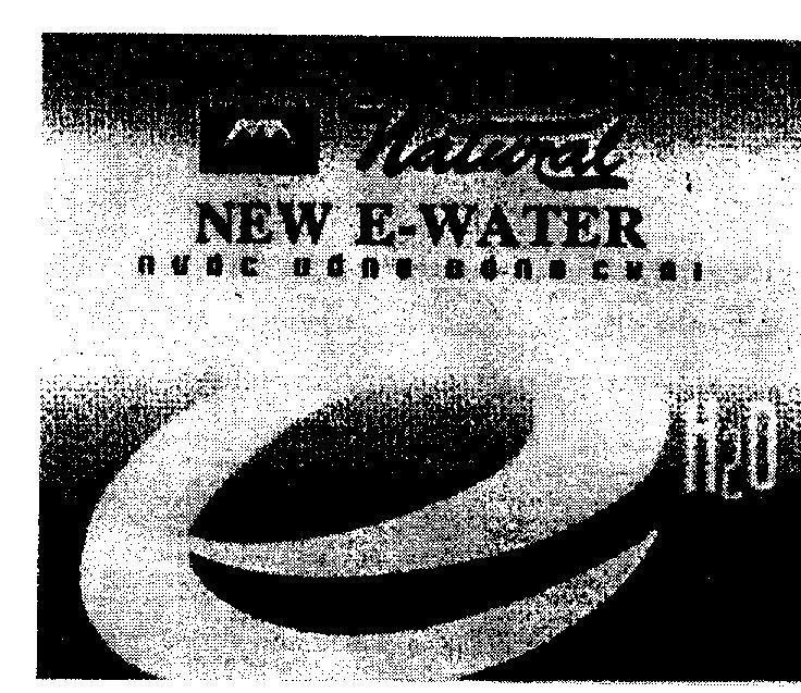 Mẫu nhãn hiệu NEW E-WATER NATURAL e H2O