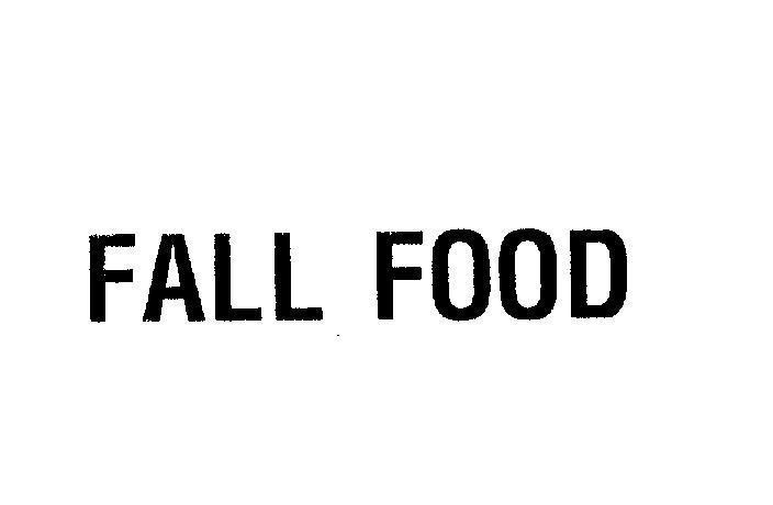 Mẫu nhãn hiệu FALL FOOD