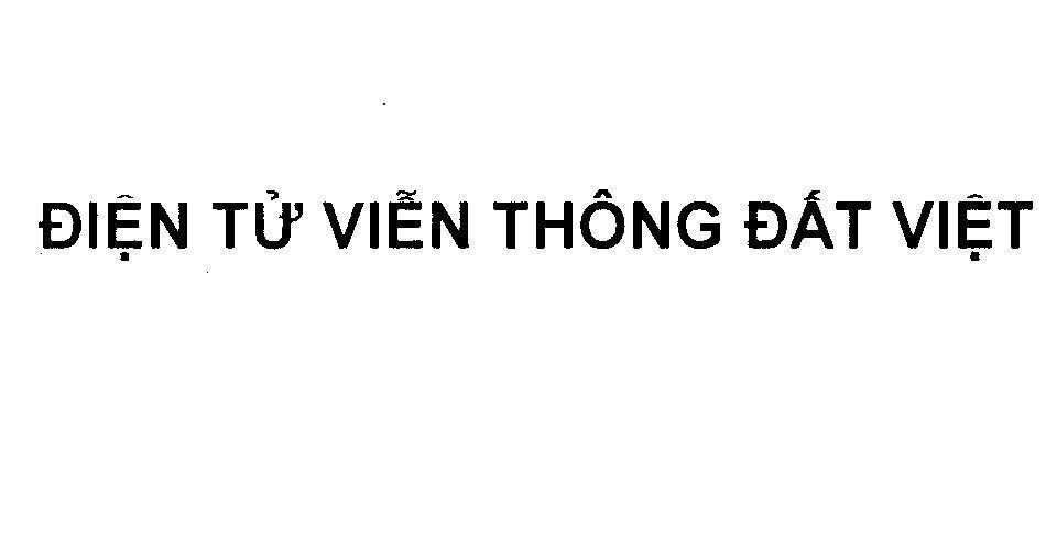 Mẫu nhãn hiệu Điện Tử Viễn Thông Đất Việt