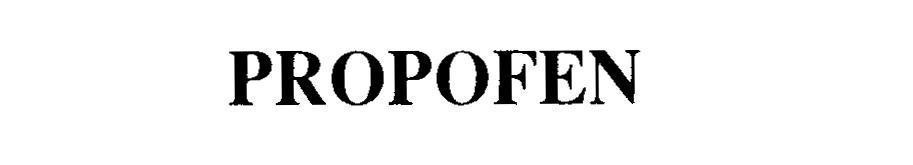 Mẫu nhãn hiệu PROPOFEN