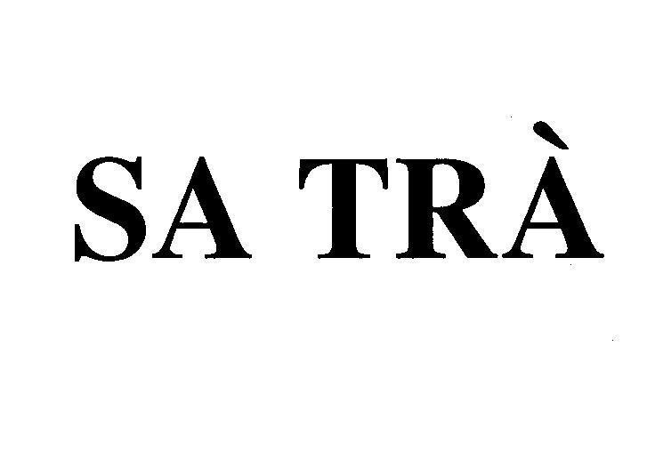 Mẫu nhãn hiệu Sa Trà