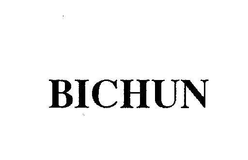 Mẫu nhãn hiệu BICHUN