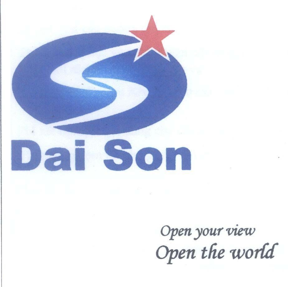 Mẫu nhãn hiệu S DAI SON OPEN YOUR VIEW OPEN THE WORLD