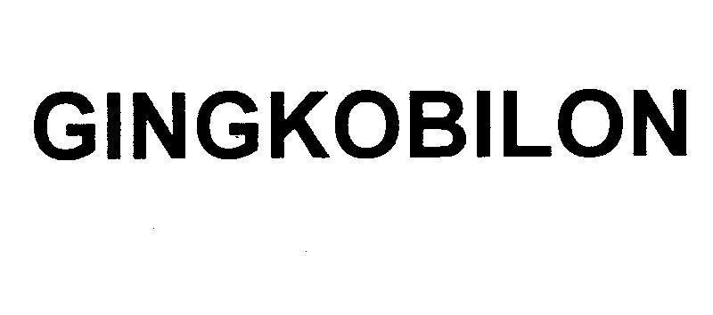 Mẫu nhãn hiệu GINGKOBILON