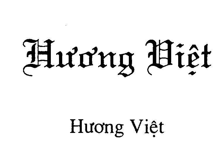 Mẫu nhãn hiệu Hương Việt