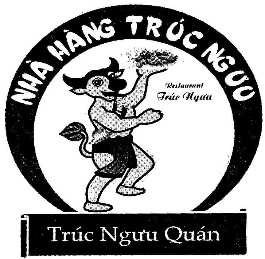 Mẫu nhãn hiệu Nhà Hàng Trúc Ngưu RESTAURANT Trúc Ngưu Quán