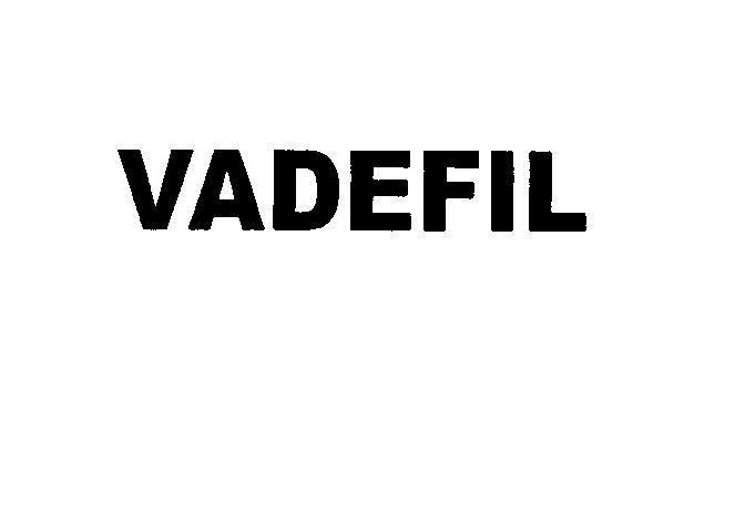 Mẫu nhãn hiệu VADEFIL