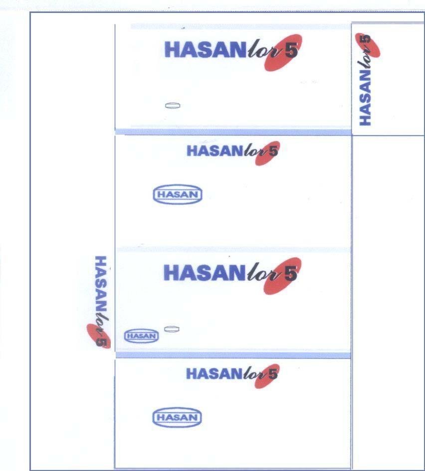 Mẫu nhãn hiệu HASANLOR 5 HASAN