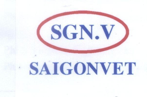 Mẫu nhãn hiệu SGN.V SAIGONVET