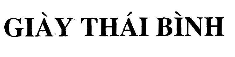 Mẫu nhãn hiệu Giày Thái Bình