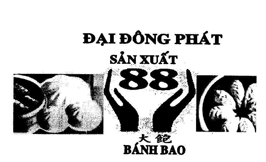 Mẫu nhãn hiệu Đại Đông Phát Sản Xuất 88 Bánh Bao