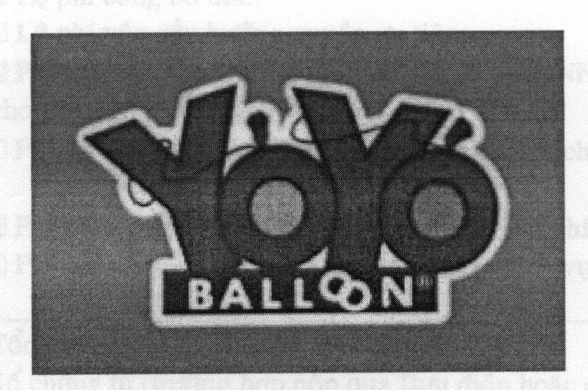 Mẫu nhãn hiệu YOYO BALLOON