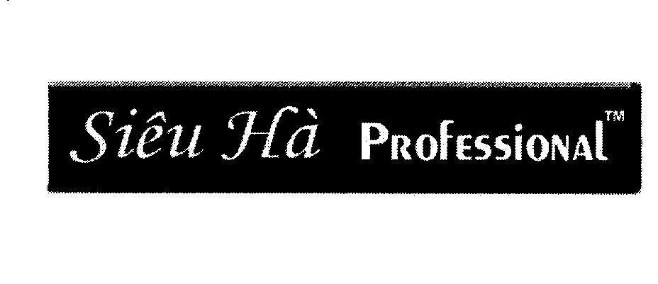Mẫu nhãn hiệu Siêu Hà PROESSIONAL