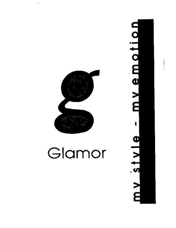 Mẫu nhãn hiệu G GLAMOR MY STYLE - MY EMOTION