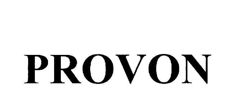 Mẫu nhãn hiệu PROVON