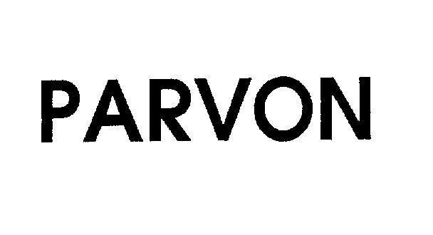 Mẫu nhãn hiệu PARVON