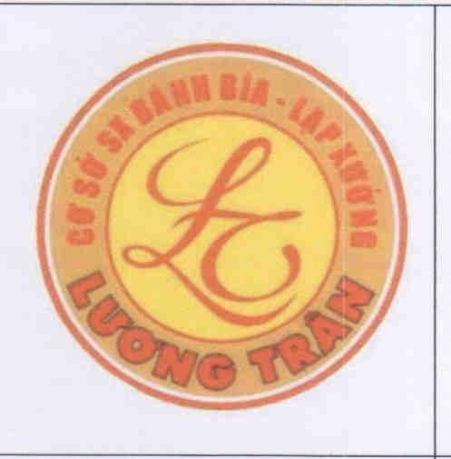 Mẫu nhãn hiệu LT Lương Trân Cơ sở SX bánh bía - lạp xưởng