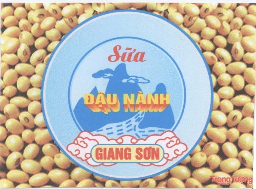 Mẫu nhãn hiệu Sữa Đậu nành Giang Sơn