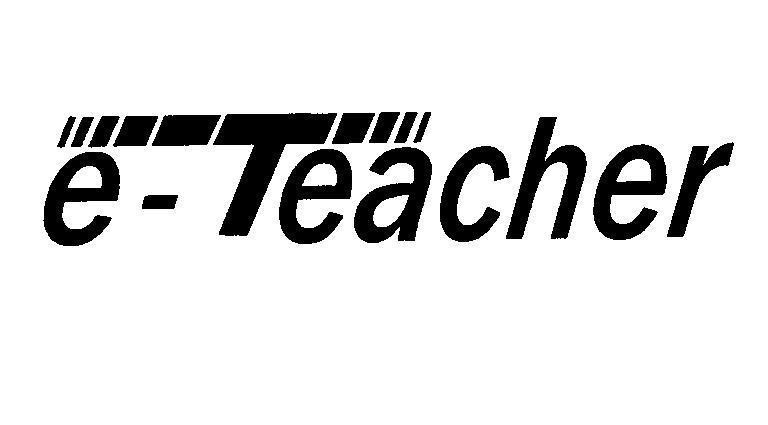 Mẫu nhãn hiệu e - Teacher