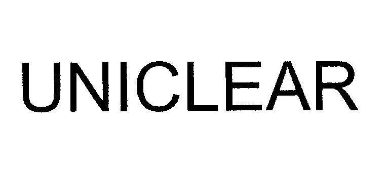 Mẫu nhãn hiệu UNICLEAR