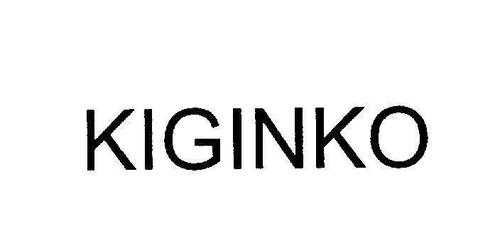 Mẫu nhãn hiệu KIGINKO