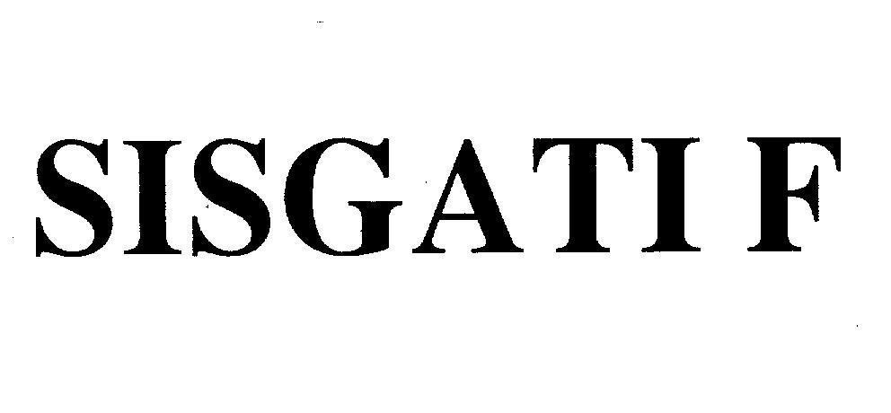 Mẫu nhãn hiệu SISGATI F